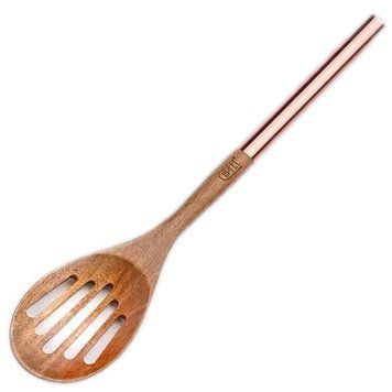 GIPFEL Ложка з прорезями FLORIAN 30см. Материал: нерж.сталь, дерево (акация) 2192 GIPFEL BRV-2192 фото