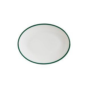 Тарелка овальная Bonna Linea Green 31*24 см LNEGRMOV31OV фото