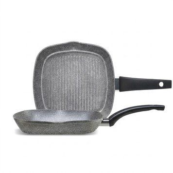 Сковорідка гриль UNION 28х28 см UNIS2840STI1 PIARDI HOME BRV-UNIS2840STI1 фото