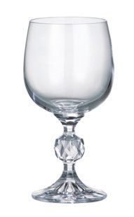 Фужери д/вина Claudia 230мл 6шт 1669 BOHEMIA BRV-1669 фото