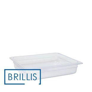 Гастроємність BRILLIS із полікарбонату GN 1/2-65 мм, прозора BRL-P812-2C фото