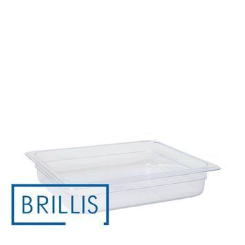 Гастроємність BRILLIS із полікарбонату GN 1/2-65 мм, прозора BRL-P812-2C фото