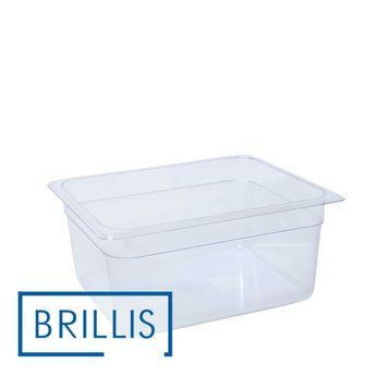 Гастроємність BRILLIS із полікарбонату GN 1/2-150 мм, прозора BRL-P812-6C фото