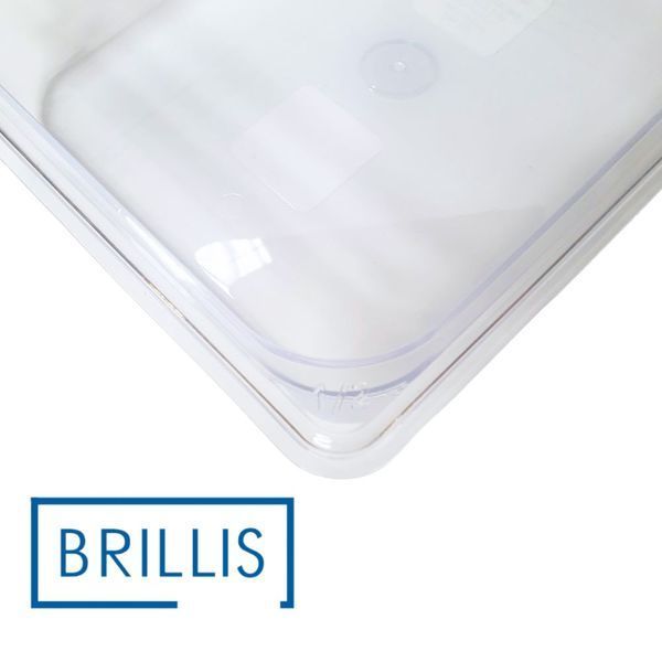 Гастроємність BRILLIS із полікарбонату GN 1/2-150 мм, прозора BRL-P812-6C фото