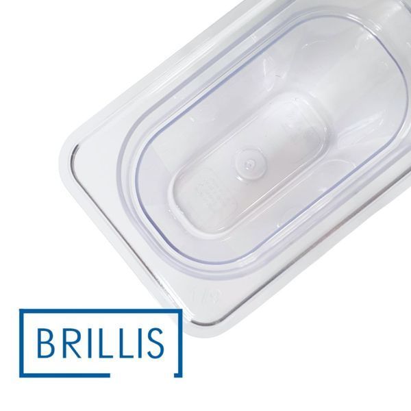 Гастроемкость BRILLIS из поликарбоната GN 1/9-150 мм, прозора BRL-P819-6C фото