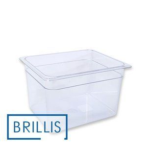 Гастроємність BRILLIS із полікарбонату GN 1/2-200 мм, прозора BRL-P812-8C фото