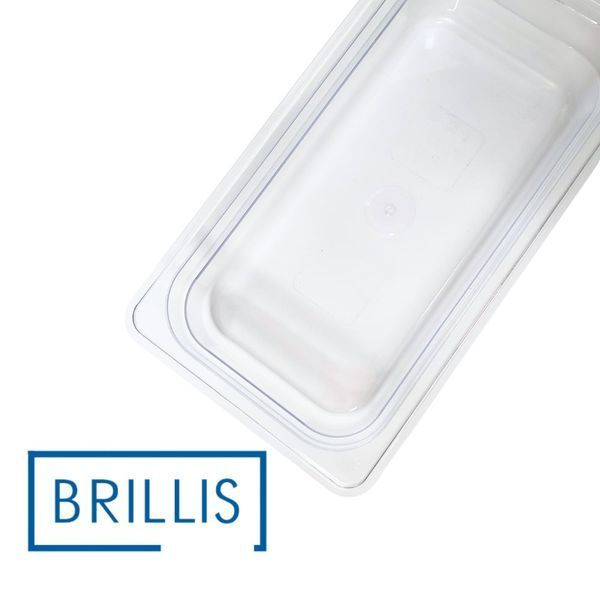 Гастроемкость BRILLIS из поликарбоната GN 1/3-65 мм, прозора BRL-P813-2C фото