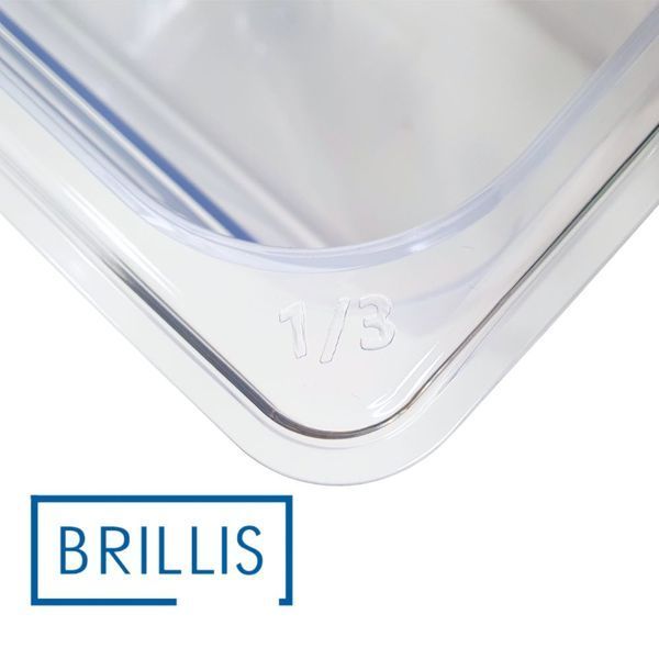 Гастроемкость BRILLIS из поликарбоната GN 1/3-65 мм, прозора BRL-P813-2C фото