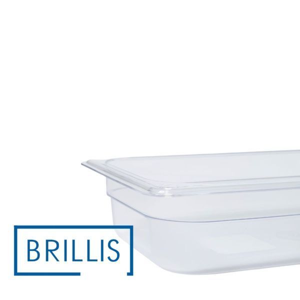 Гастроемкость BRILLIS из поликарбоната GN 1/3-65 мм, прозора BRL-P813-2C фото