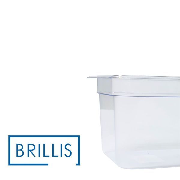 Гастроємність BRILLIS із полікарбонату GN 1/3-150 мм, прозора BRL-P813-6C фото