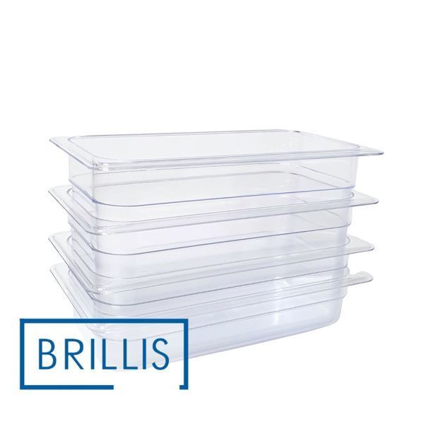 Гастроемкость BRILLIS из поликарбоната GN 1/3-200 мм, прозора BRL-P813-8C фото
