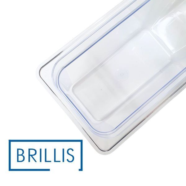 Гастроемкость BRILLIS из поликарбоната GN 1/3-200 мм, прозора BRL-P813-8C фото