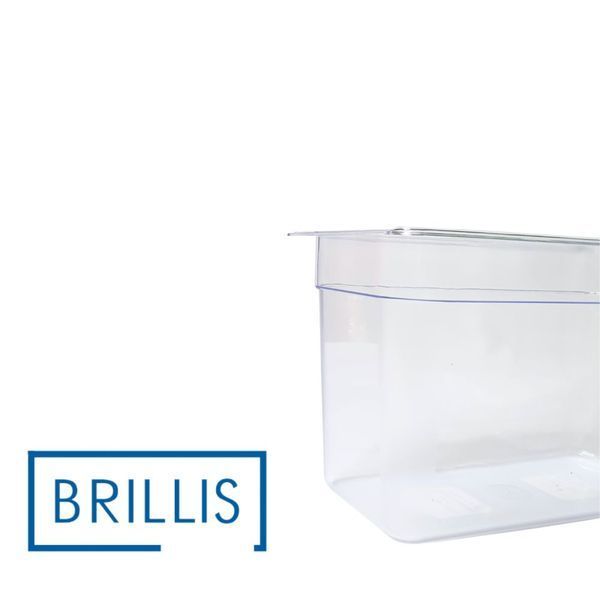 Гастроемкость BRILLIS из поликарбоната GN 1/3-200 мм, прозора BRL-P813-8C фото