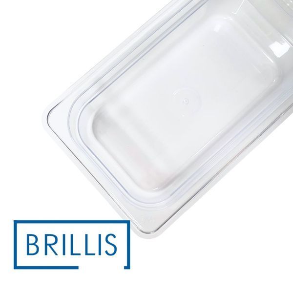 Гастроємність BRILLIS із полікарбонату GN 1/4-65 мм, прозора BRL-P814-2C фото