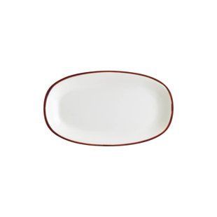 Тарелка овальная Bonna Linea Burgundy 19*11 см 200 мл LNEBDGRM19OKY фото