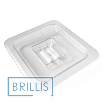 Кришка гастроємності BRILLIS із полікарбонату GN 1/6, прозора BRL-P816-L фото