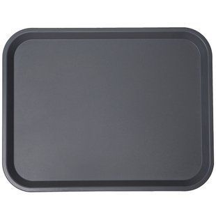 Таця прямокутна сіра 45,6х35,6 см FW-33893 фото