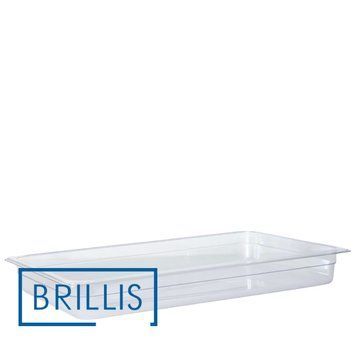 Гастроємність BRILLIS із полікарбонату GN 1/1-65 мм, прозора BRL-P811-2C фото