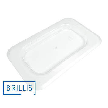 Кришка гастроємності BRILLIS із полікарбонату GN 1/9, прозора BRL-P819-L фото