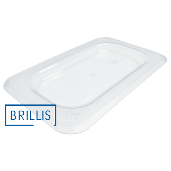 Кришка гастроемкости BRILLIS из поликарбоната GN 1/9, прозора BRL-P819-L фото