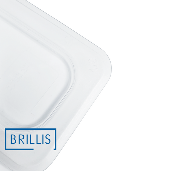 Кришка гастроемкости BRILLIS из поликарбоната GN 1/9, прозора BRL-P819-L фото