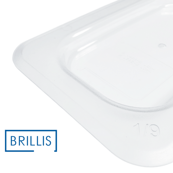 Кришка гастроемкости BRILLIS из поликарбоната GN 1/9, прозора BRL-P819-L фото