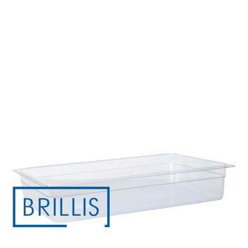 Гастроємність BRILLIS із полікарбонату GN 1/1-100 мм, прозора BRL-P811-4C фото