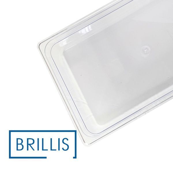 Гастроємність BRILLIS із полікарбонату GN 1/1-100 мм, прозора BRL-P811-4C фото