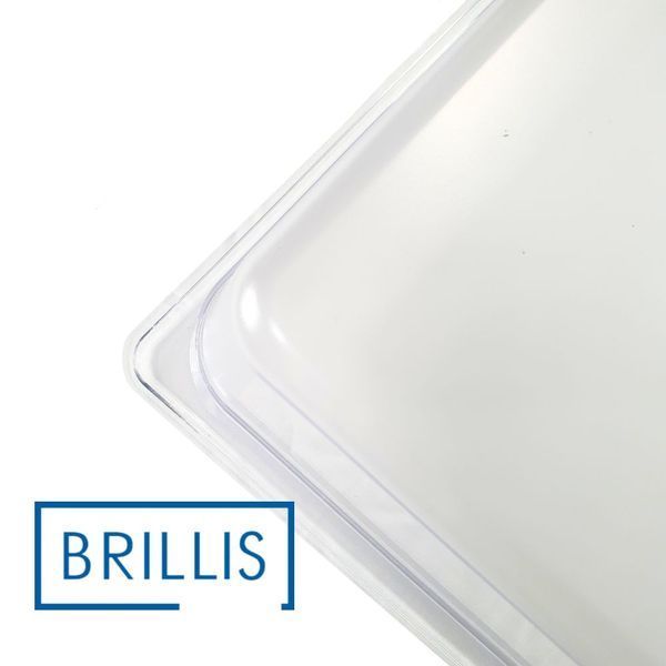 Гастроємність BRILLIS із полікарбонату GN 1/1-100 мм, прозора BRL-P811-4C фото