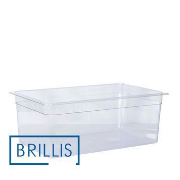Гастроємність BRILLIS із полікарбонату GN 1/1-200 мм, прозора BRL-P811-8C фото