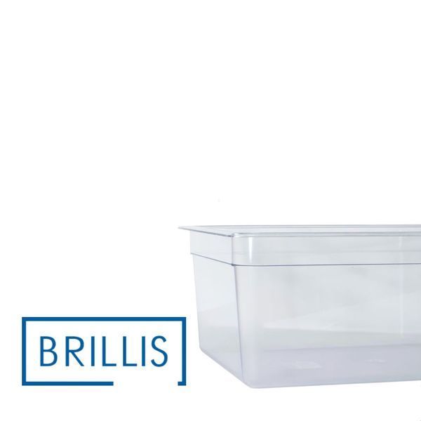 Гастроємність BRILLIS із полікарбонату GN 1/1-200 мм, прозора BRL-P811-8C фото